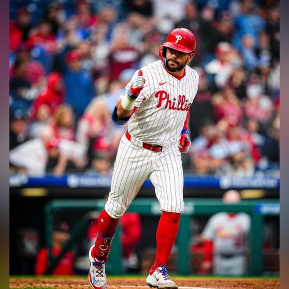 Nike Authentic Philadelphia Phillies Kyle Schwarber Baseball Jersey Men’s Sz XL - Picture 4 of 7